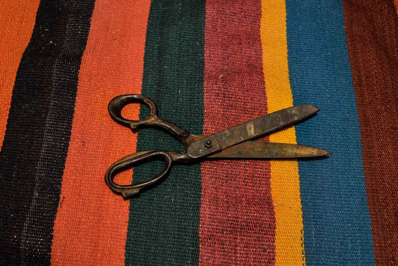 scissor, rusty, vintage